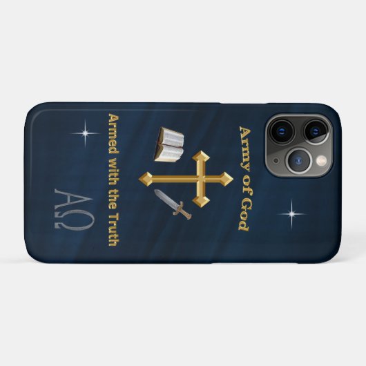 Leger van God Case-Mate iPhone Case (Achterkant (horizontaal))