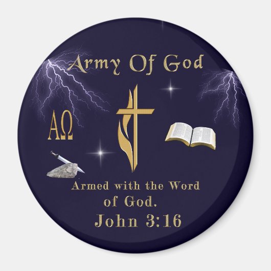 Leger van God Magneet (Voorkant)