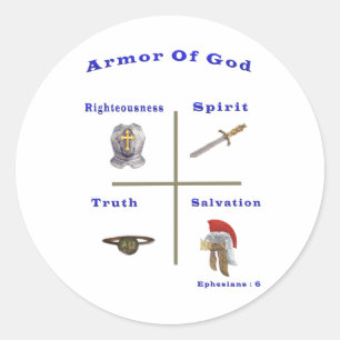 Leger van God Ronde Sticker