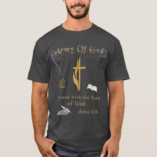 Leger van God T-shirt (Voorkant)