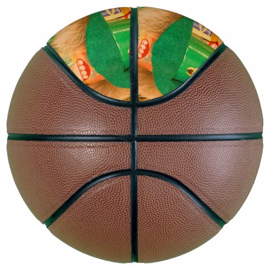 Leger van kerstbont basketbal (Rechts)