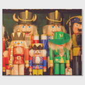 Leger van kerstbont cadeaupapier (Vlak)