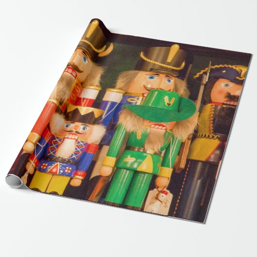 Leger van kerstbont cadeaupapier (Uitgerold)