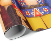 Leger van kerstbont cadeaupapier (Rol Hoek)