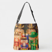 Leger van kerstbont crossbody tas (Achterkant)