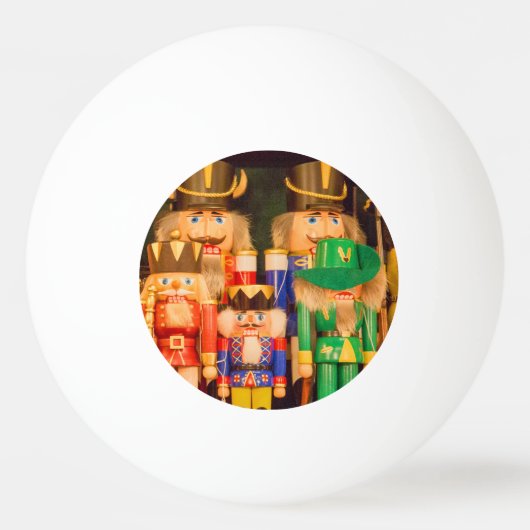 Leger van kerstbont pingpongbal (Voorkant)