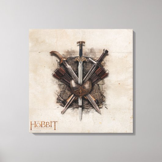 Leger van Mannen Weaponry Canvas Afdruk (Voorkant)