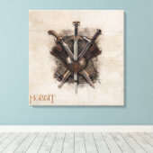 Leger van Mannen Weaponry Canvas Afdruk (Insitu (Houten vloer))