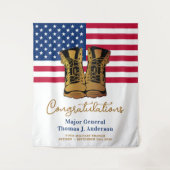 Leger van Militaire Pensioenen Boeken Amerikaanse  Wandkleed (Voorkant)