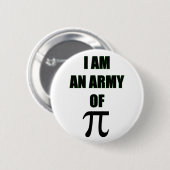 Leger van Pi. Ronde Button 5,7 Cm (Voorkant /achterkant)