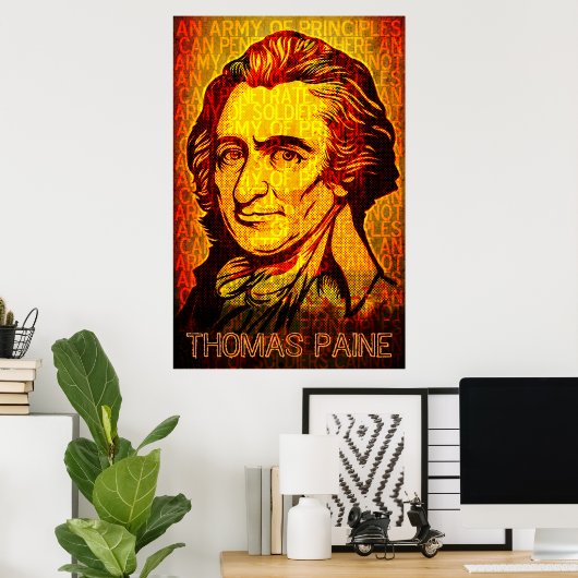Leger van Principes Thomas Paine Print (Thuiskantoor)