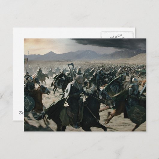 Leger van Rohan Briefkaart (Voorkant / Achterkant)