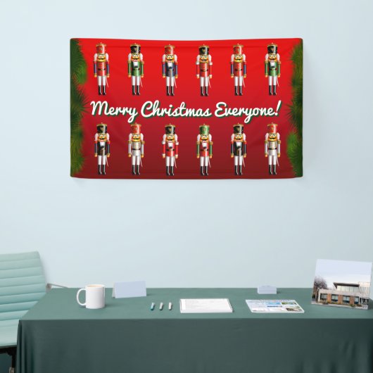 Leger van Speelgoed van Nutty Nutcracker Spandoek (Beurs)