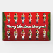 Leger van Speelgoed van Nutty Nutcracker Spandoek (Horizontaal)