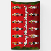 Leger van Speelgoed van Nutty Nutcracker Spandoek (Verticaal)