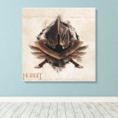 Leger van weeswapens canvas afdruk (Insitu (Houten vloer))