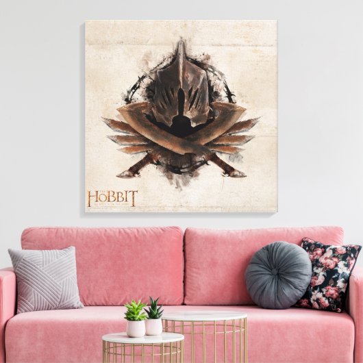 Leger van weeswapens canvas afdruk (Insitu (Woonkamer))