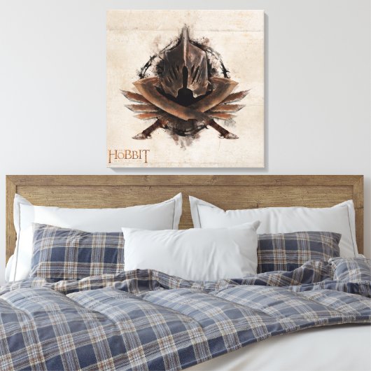 Leger van weeswapens canvas afdruk (Insitu (Slaapkamer))