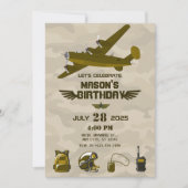 Leger verjaardag kaart (Voorkant)