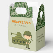 Leger Verjaardagsgunst Dozen Kinder Jongen Soldaat Bedankdoosjes (Geopend)