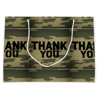 Leger Vermoeidheid "Dank U" Gift Bag Groot Cadeauzakje