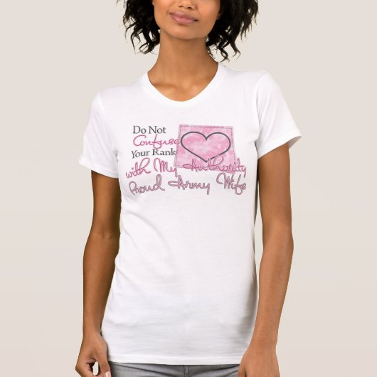 Leger verwart je Rank T-shirt (Voorkant)