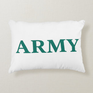 Leger Vet Typografie Militaire Stijl Minimaal Teks Accent Kussen