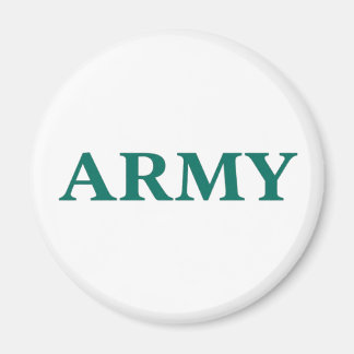 Leger Vet Typografie Militaire Stijl Minimaal Teks Magneet
