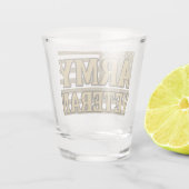 Leger Veteraan Shot Glas (Achterkant)