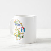 Leger - Vietnam vechtpartij - CIB w 1st Bn Koffiemok (Voorkant links)