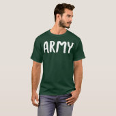 Leger Vintage jongen T-shirt (Voorkant volledig)