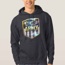 Leger Vlag Schild Hoodie