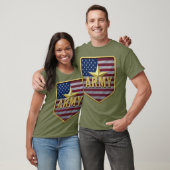 Leger Vlag Schild Tshirt (Unisex)