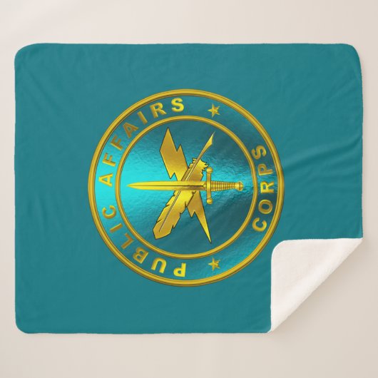Leger voor openbare aangelegenheden sherpa deken (Voorkant (horizontaal))