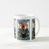 Leger voor vrouwelijk land koffiemok (Voorkant rechts)