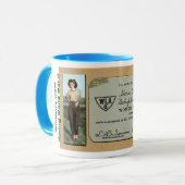 Leger voor vrouwelijk land mok (Voorkant links)