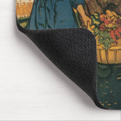 Leger voor vrouwelijk land muismat (Hoek)