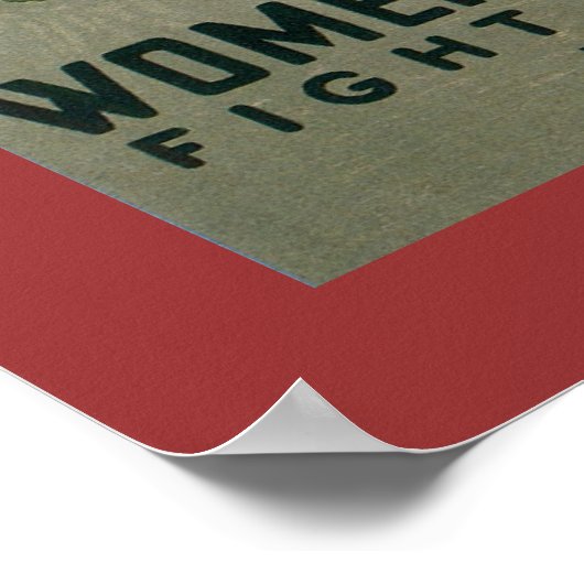 Leger voor vrouwelijk land poster (Hoek)