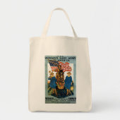 Leger voor vrouwelijk land tote bag (Voorkant)