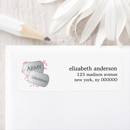 Leger Vriendin Adresetiketten Etiket (Insitu)