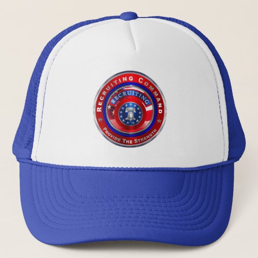 Leger Wervingscommando “Geef de Kracht” Trucker Pet (Voorkant)