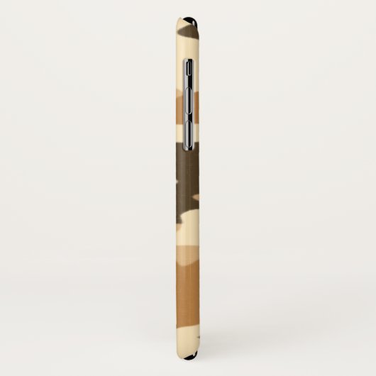 Leger Wifey Desert Beige Camo iPhone Case (Achterkant/links)