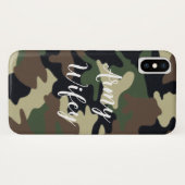 Leger Wifey Green Camo iPhone Case (Achterkant (horizontaal))
