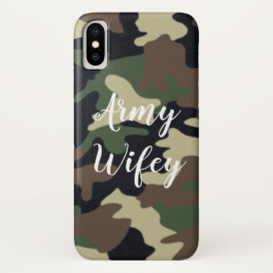 Leger Wifey Green Camo iPhone Case