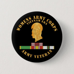 Leger - Women Army Corps Vietnam Era - w GCMDL- WA Ronde Button 5,7 Cm