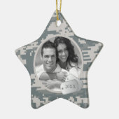 Legeracu's en -honden keramisch ornament (Links)