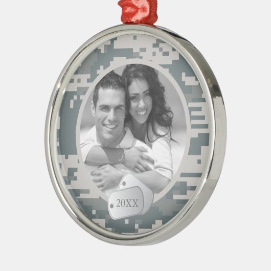 Legeracu's en -honden metalen ornament (Links)