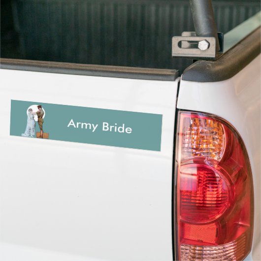 Legerbride Bumpersticker (Op Truck)