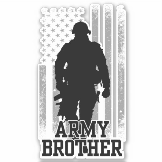 Legerbroer Sticker (Voorkant)