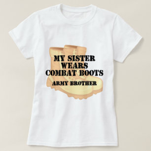 Legerbroer zuster Desert Combats Boots T-shirt